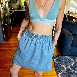 J crew grey skirt size 4